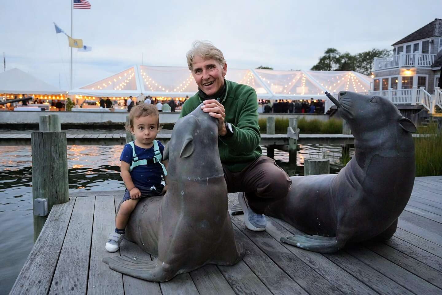 Walker's seat for the wedding